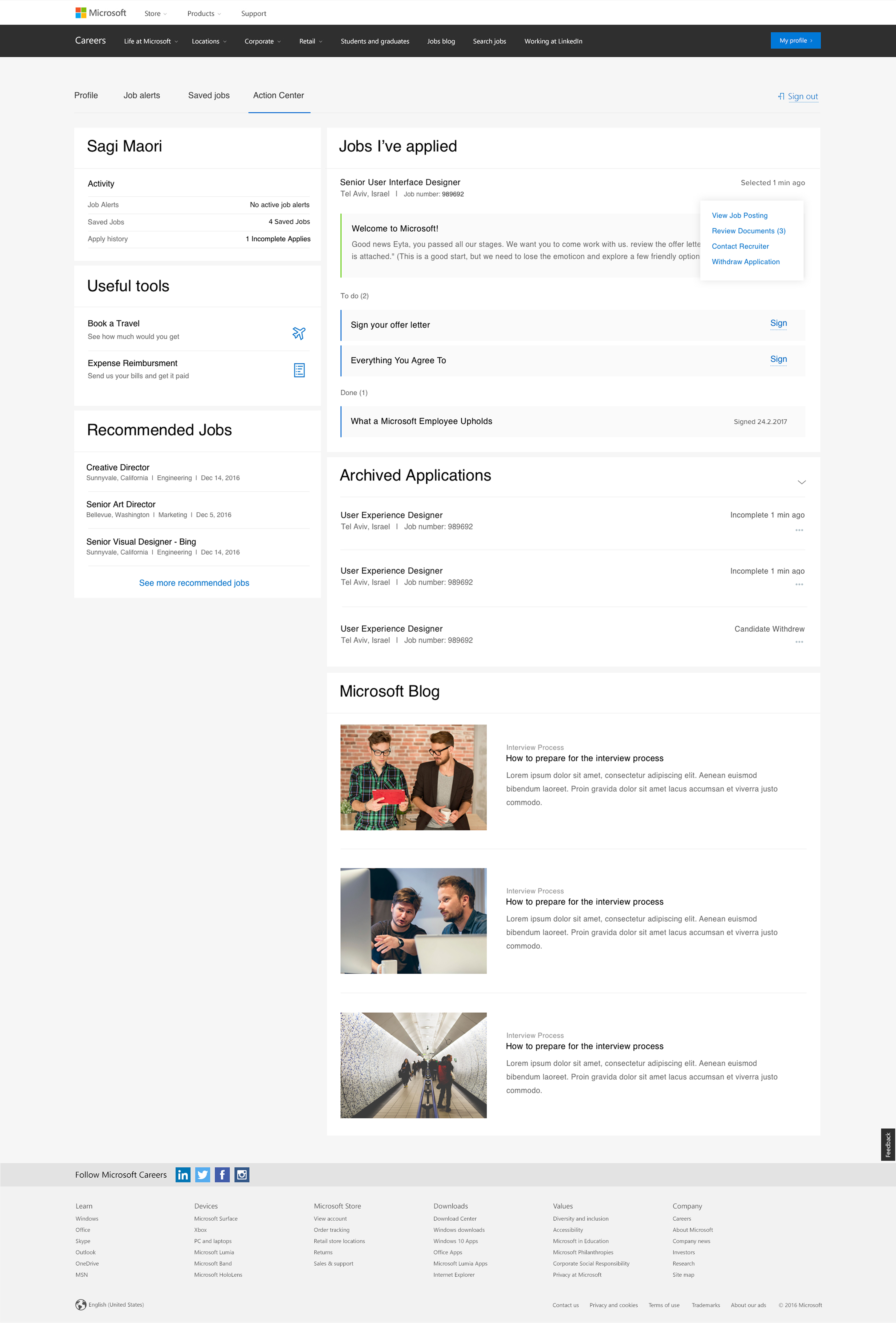 Reimbursement screen 1